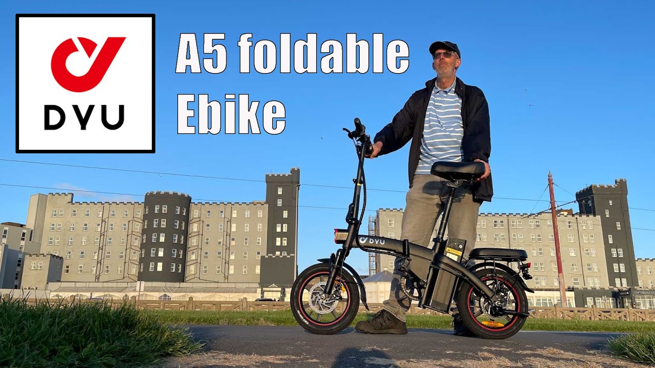 I Ride the DYU A5 foldable Ebike in Blackpool