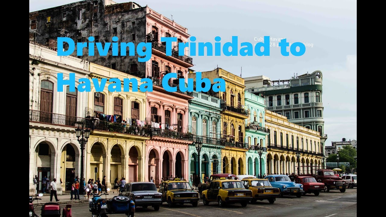 Driving Trinidad to Havana Cuba