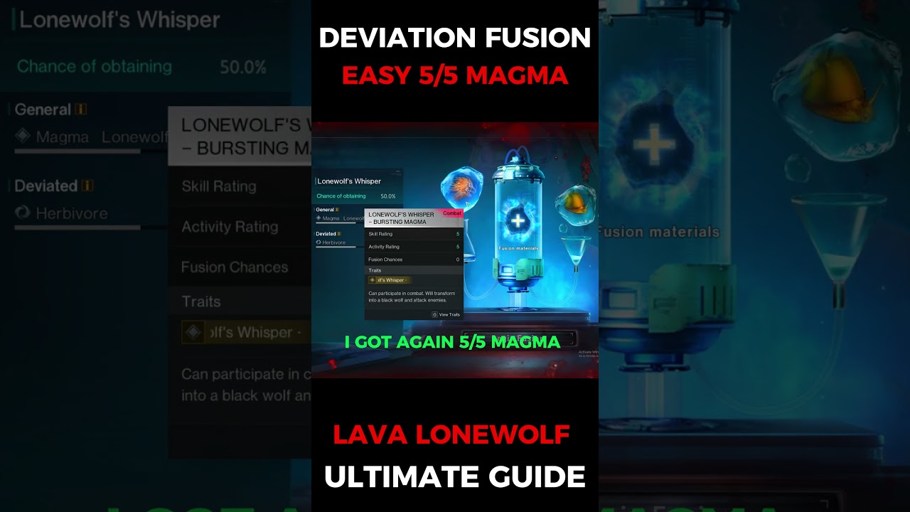 ONCE HUMAN DEVIATION FUSION 5/5🥶#oncehuman