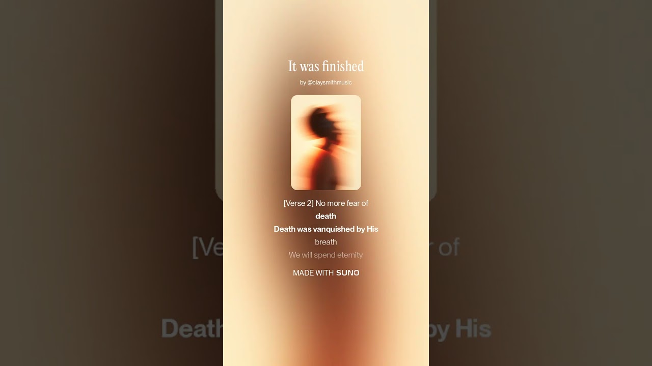 It was finished - Suno Female Cover