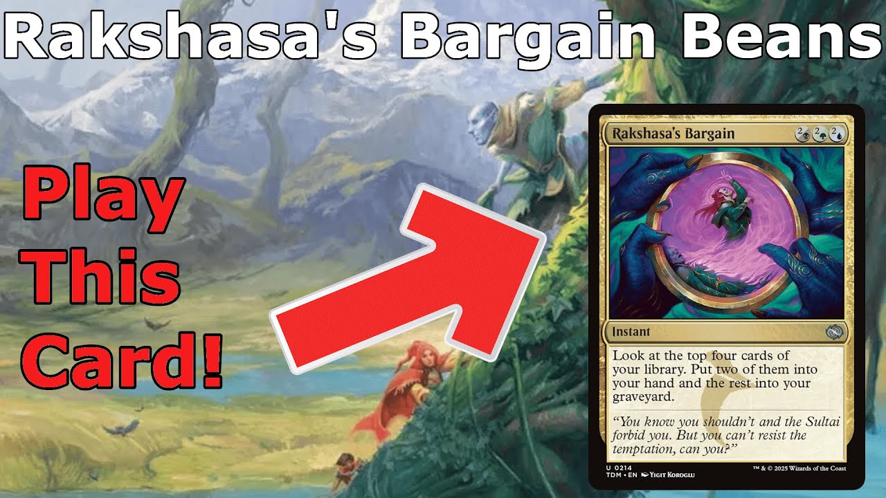 I LOVE This Blue Deck!  Rakshasa's Bargain Beans (Up the Beanstalk BUG Beans- Legacy MTG)