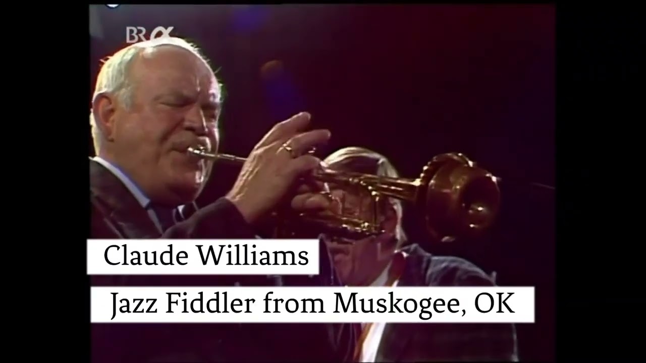 Claude Williams with the Frankfurt Swing All Stars
