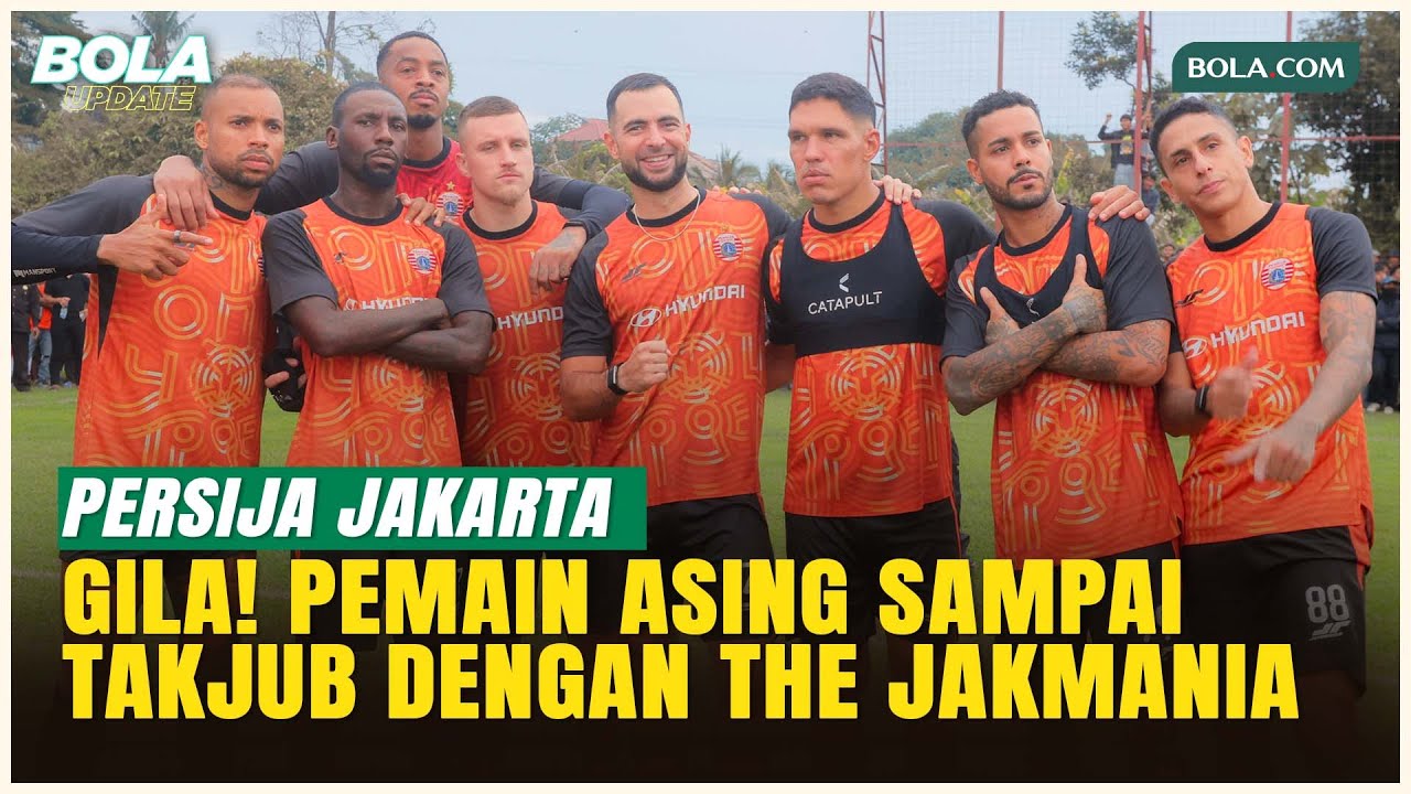 Gokil! Pemain Asing Persija Jakarta Sampai Takjub Disambut The Jakmania saat Latihan
