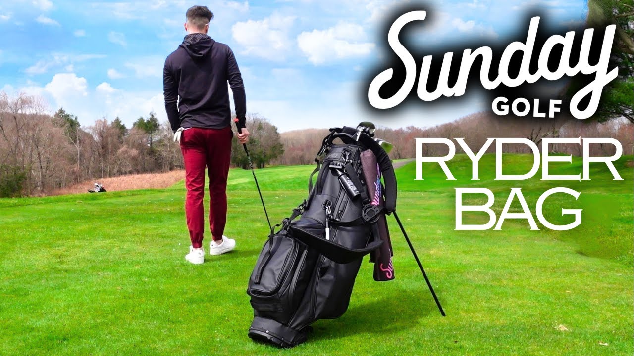 ПРЕМИАЛЬНАЯ кожаная сумка для гольфа ДО 250 долларов! | Обзор сумки Sunday Golf Ryder
