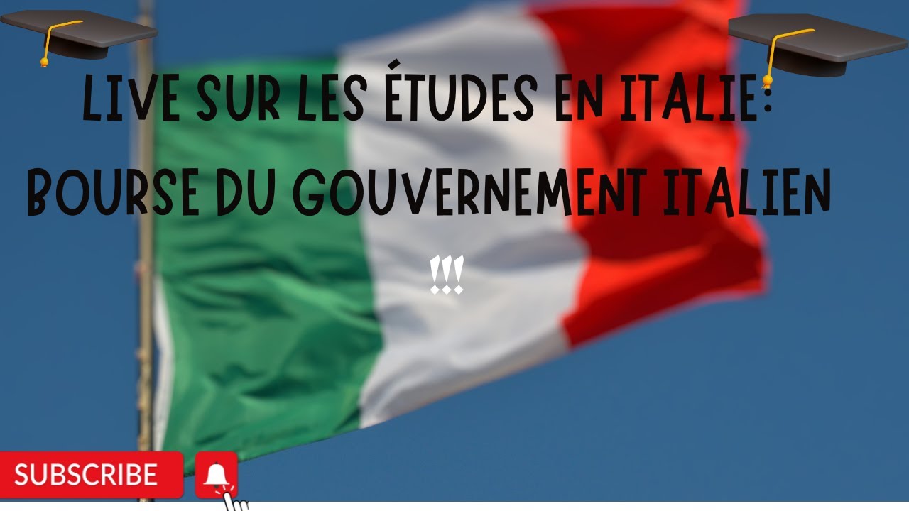 🎥 LIVE SPÉCIAL : ÉTUDIER EN ITALIE AVEC LA BOURSE DU GOUVERNEMENT ITALIEN ?
