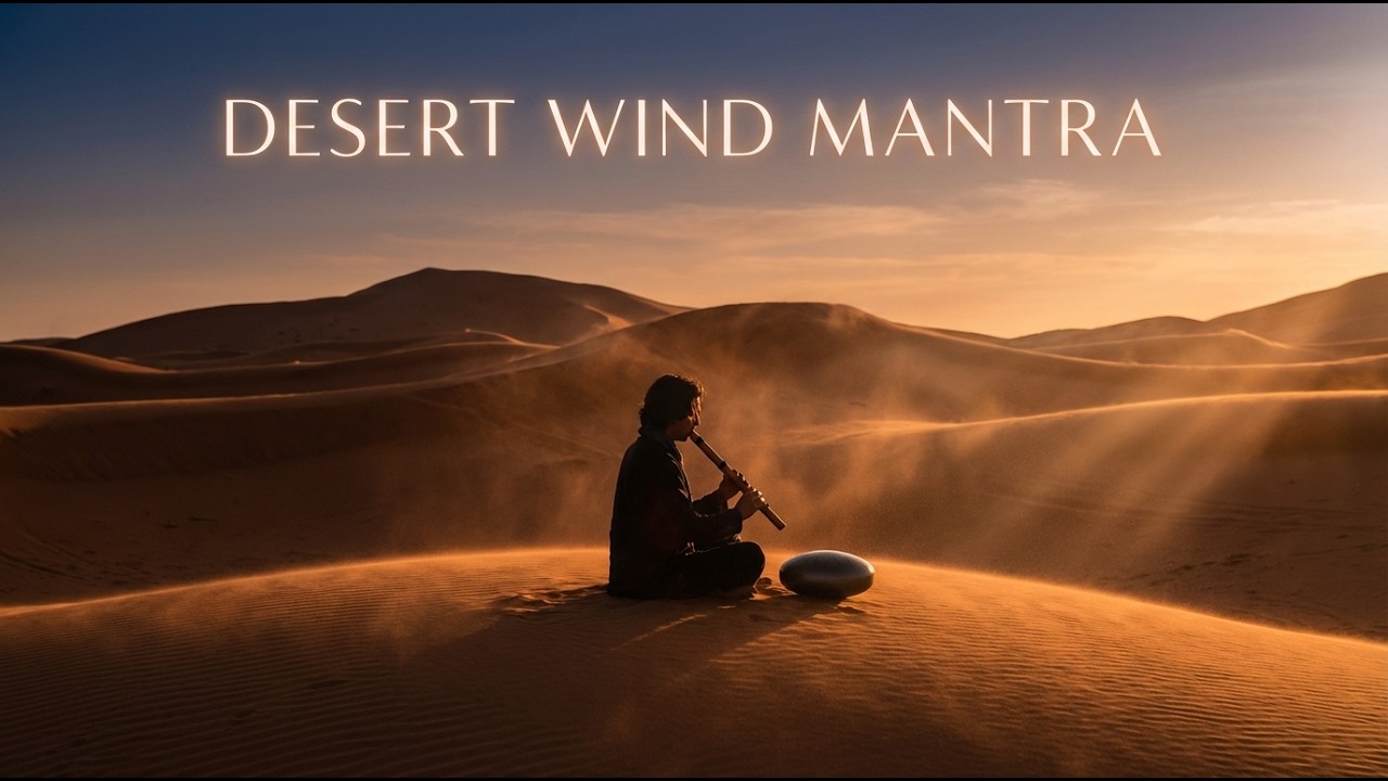 Desert Wind Mantra – Instrumental Flute & Tongue Drum Meditation