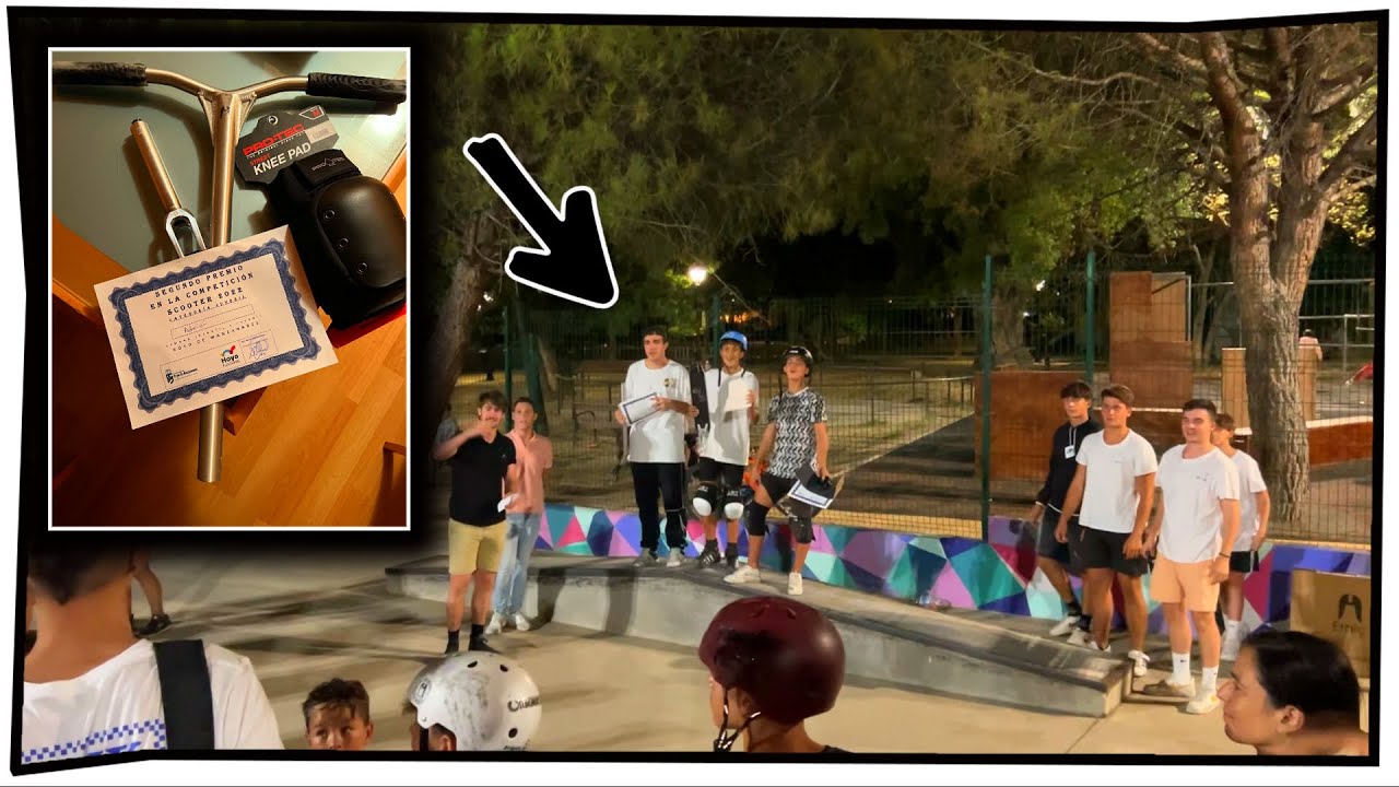 PARTICIPO EN UNA COMPETICION DE PARK *NO ME ESPERABA QUEDAR EN EL PODIUM*🏆