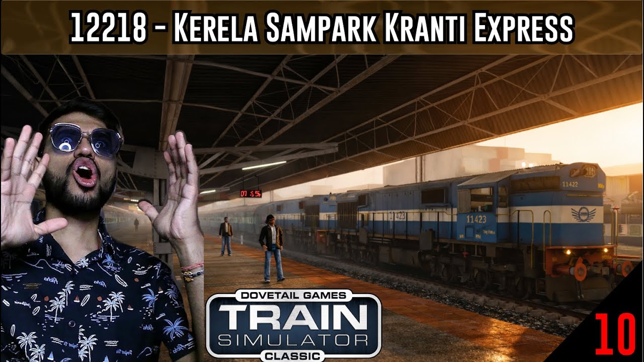 Towards Ernakulam-12218-Kerala Sampark Kranti Express ICF P10 |  RAILWORKS : INDIAN RAILWAYS | JINGO