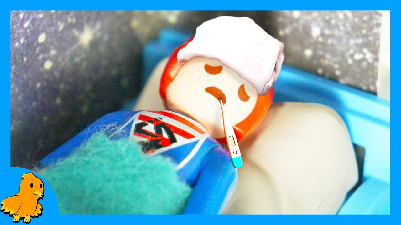 JULIAN IST KRANK! 🤧 Den ganzen Tag zu Hause | Playmobil Film Deutsch | Familie Vogel