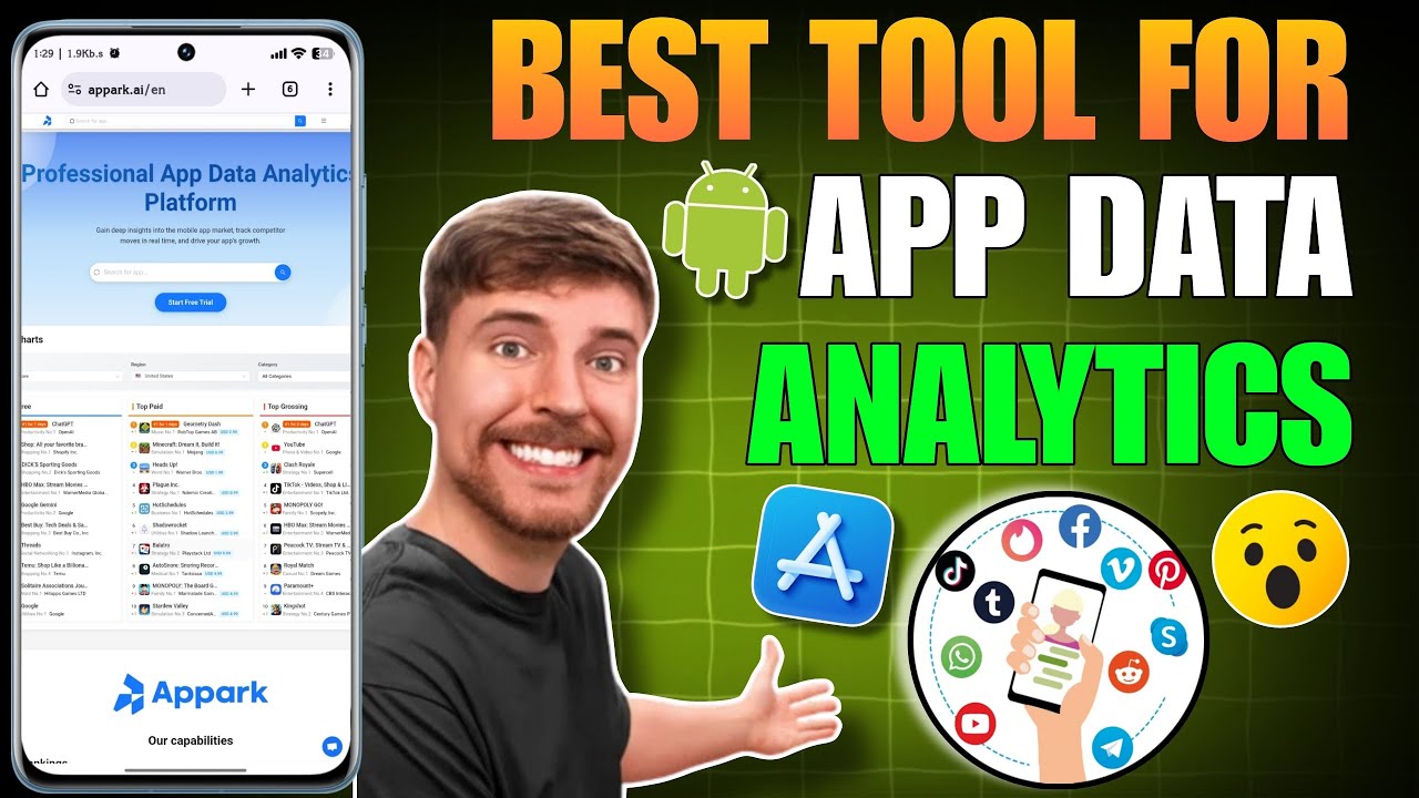 Appark.Ai Best 😱 App Data Analytics Platform | Advance Search | Best Marketing Researching Tools 🔥