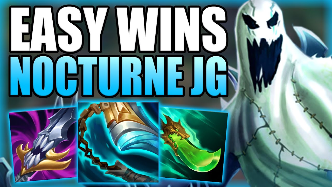 THIS IS HOW YOU CAN EASILY WIN YOUR GAMES WITH NOCTURNE JUNGLE! - Gameplay Guide League of Legends