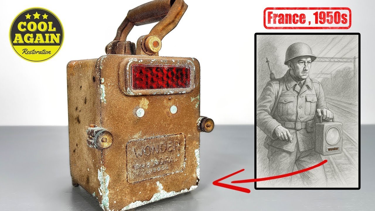 Antique French Wonder Lamp Restoration | Legendary Post-War Lighting Revival