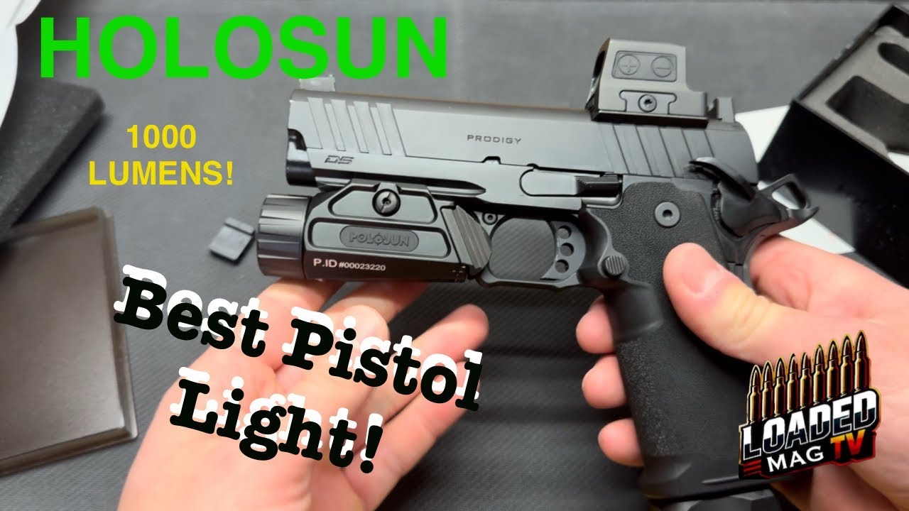 Распаковка HOLOSUN PID | Лучший пистолетный фонарь?
