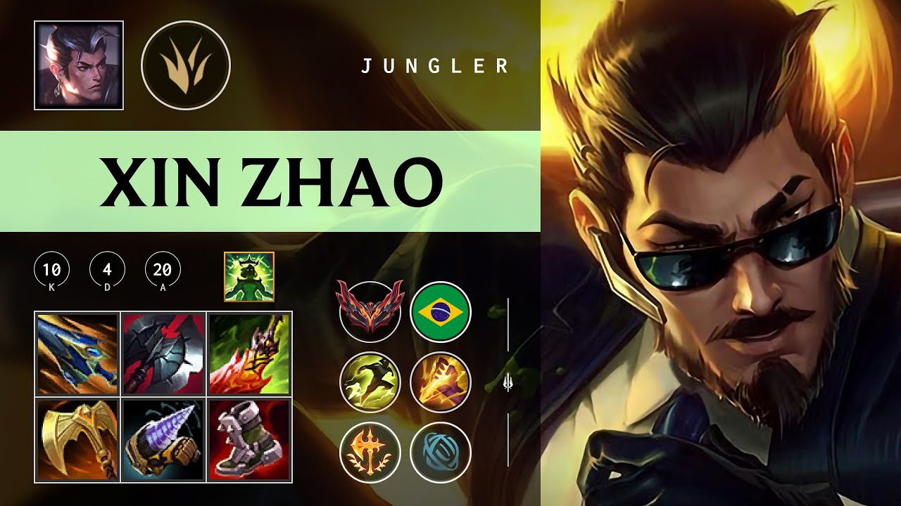 Xin Zhao Jungle vs Shaco - BR Grandmaster Patch 26.01