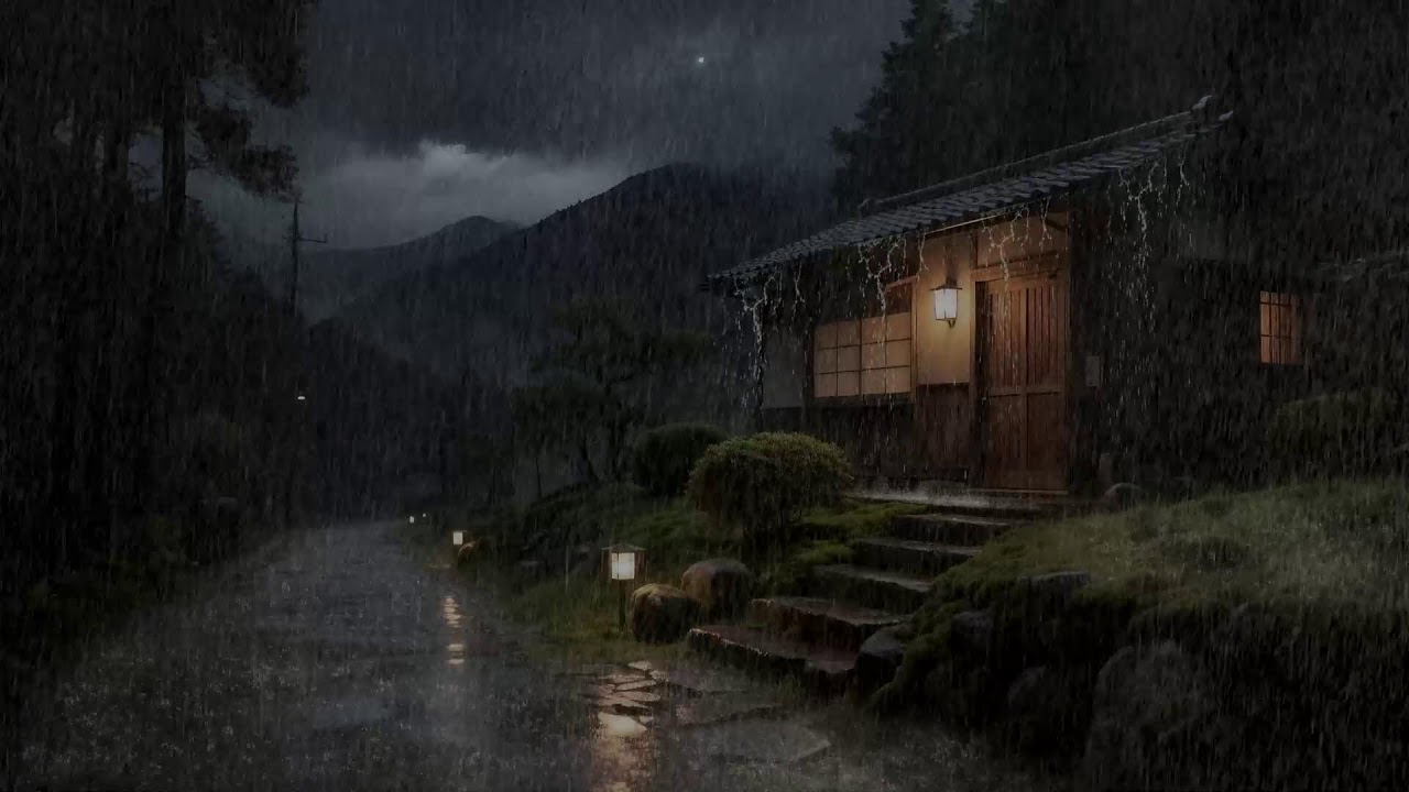 🌧️ Tranquil Rain in Forest Cabin | Restore Balance & Sleep Deeply
