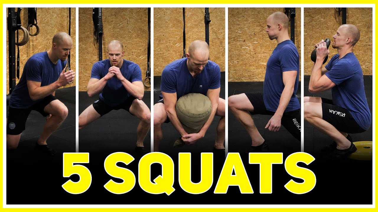 5 alternatives au Squat de CrossFit (renfo global & mobilité extra)