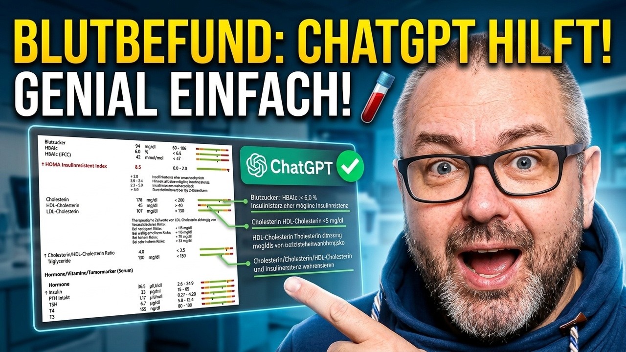 Versteh deinen Blutbefund in Minuten – Mit KI und ChatGPT!