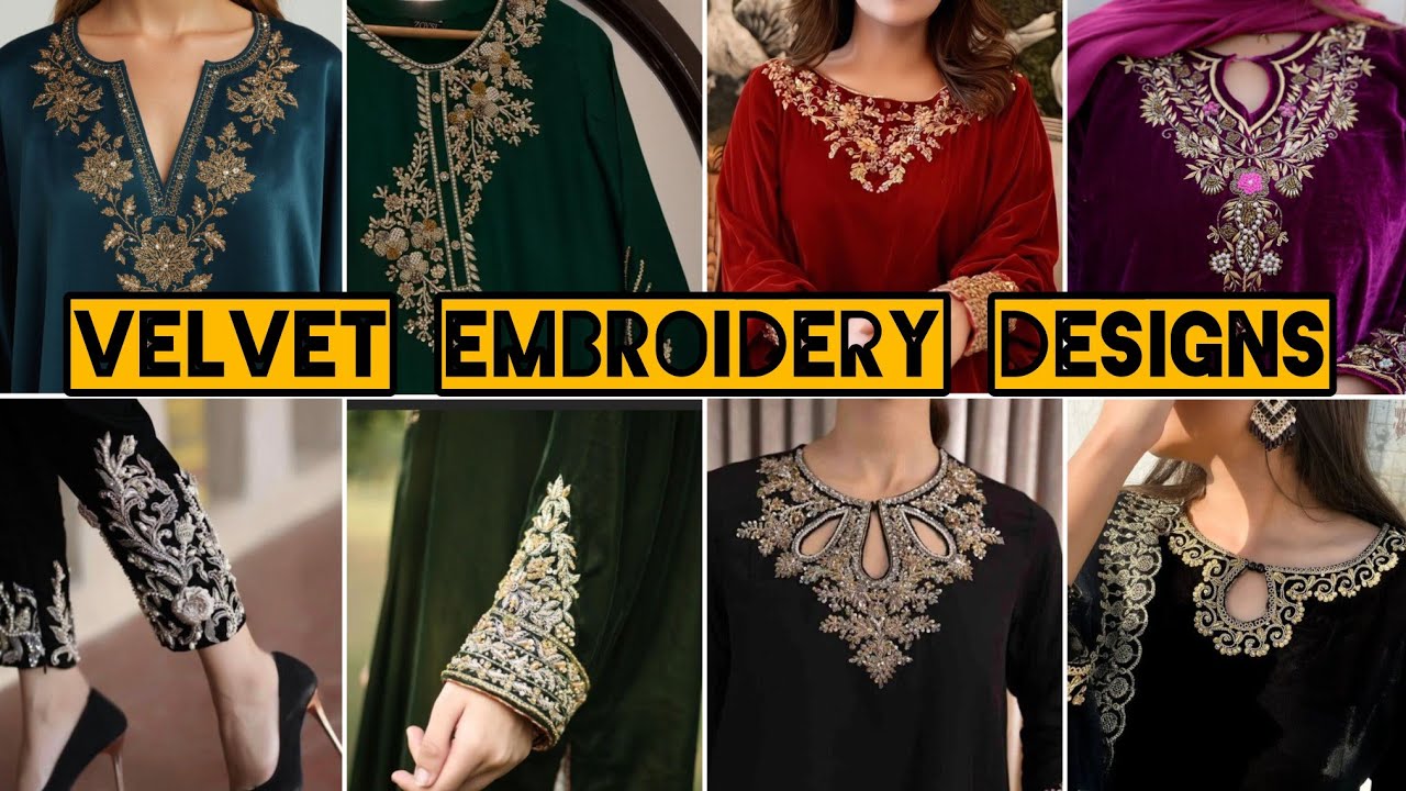 Latest Velvet Embroidery Dress Designs 2026| Luxury Velvet Collection | Party & Wedding Wear Ideas