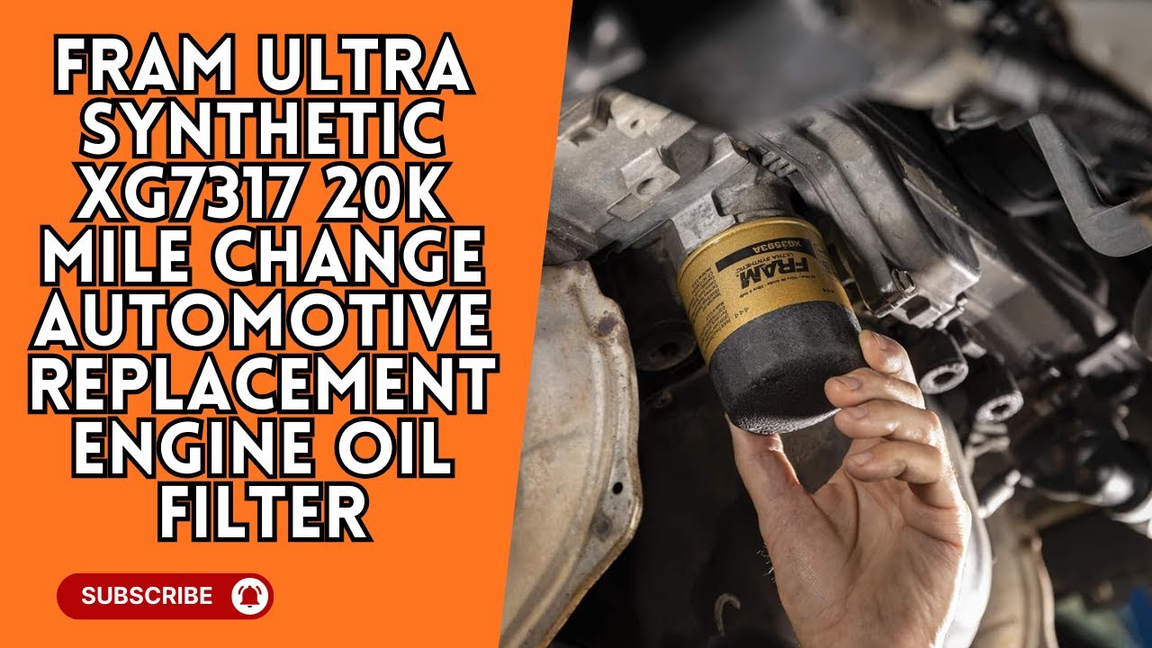 FRAM XG7317 Ultra Synthetic Oil Filter | 20K Mile Engine Protection