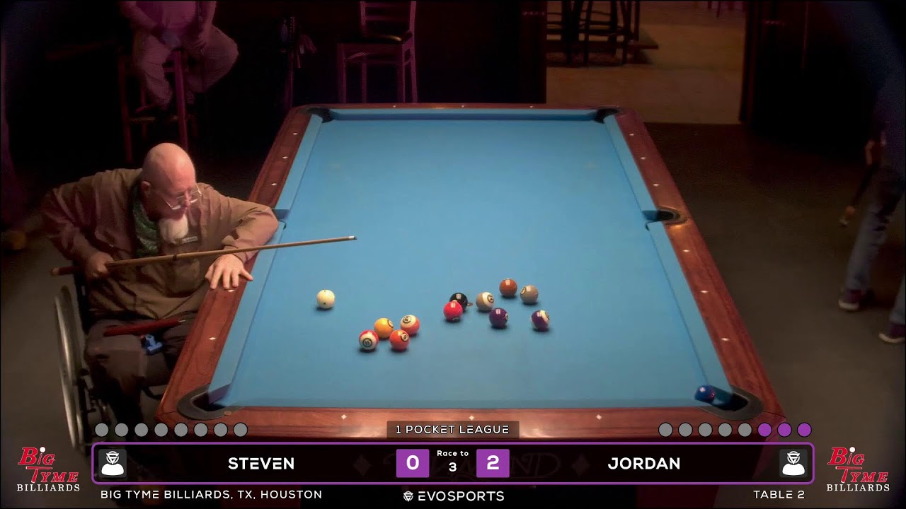 STEVEN  vs JORDAN - BIG TYME BILLIARDS - TABLE 2 | EvoSports