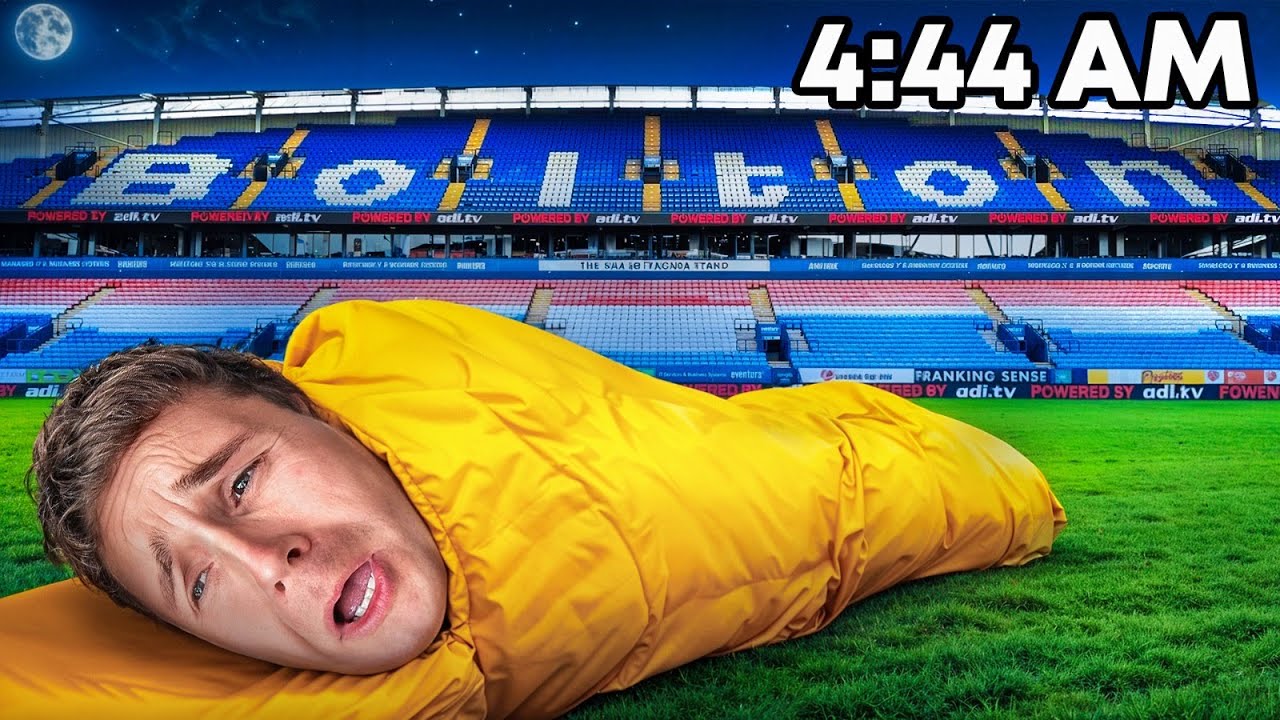Sleeping Overnight in a Football Stadium
