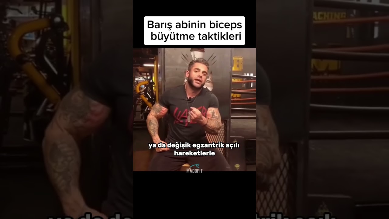 Barış hoca biceps b&uuml;y&uuml;tmek i&ccedil;in &ouml;nemli taktikleri veriyor  sizler i&ccedil;in 🏋️👍 #short #shorts