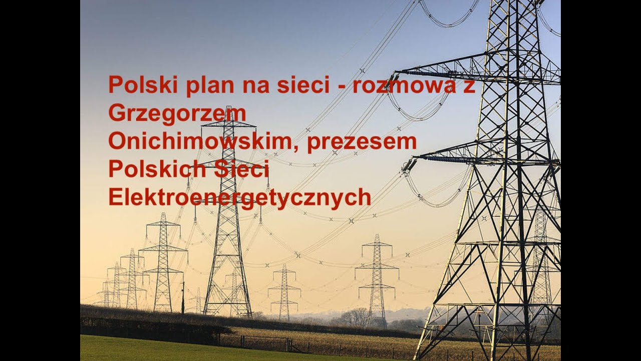 Jak będzie wyglądał rozwój polskich sieci ? - Grzegorz Onichimowski, prezes PSE