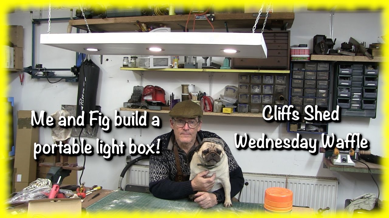 Wednesday Waffle, making a portable ceiling light box.