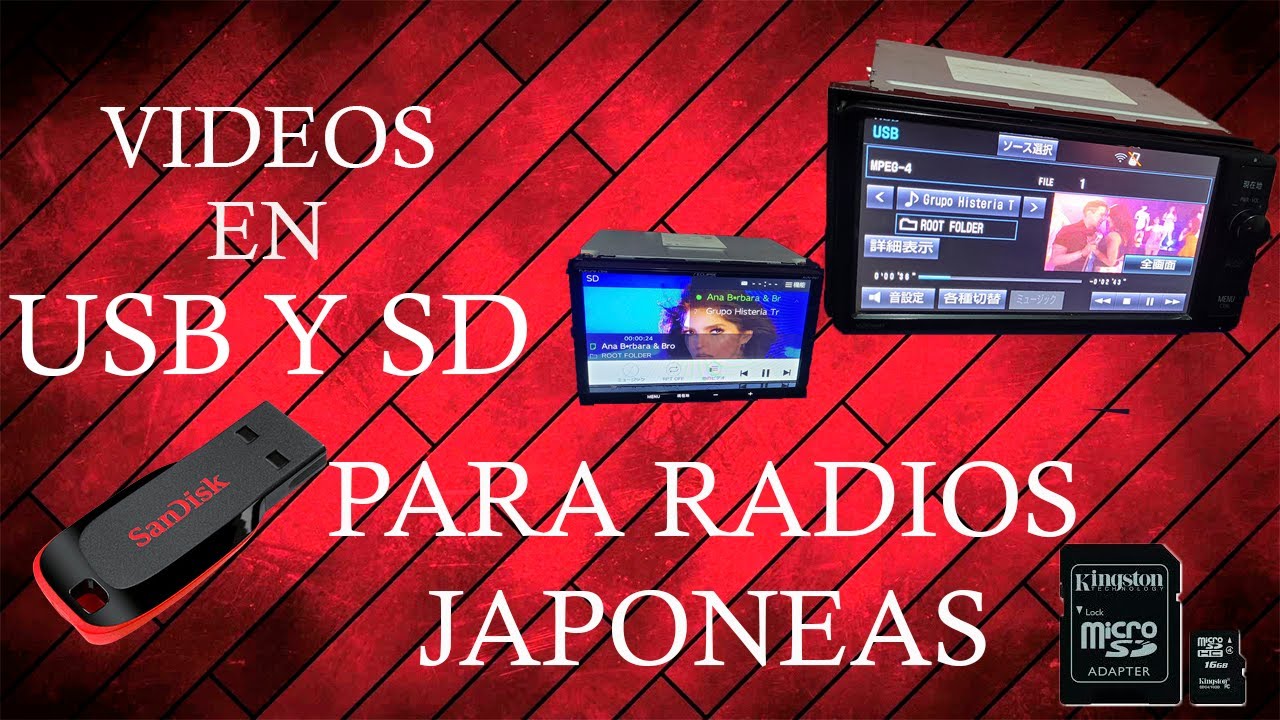 TUTORIAL PARA PONER VIDEOS EN SD O USB PARA RADIOS JAPONESAS