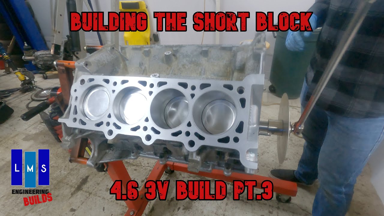 Mustang 4.6L 3V Build - Part 3 - Short Block Assembly
