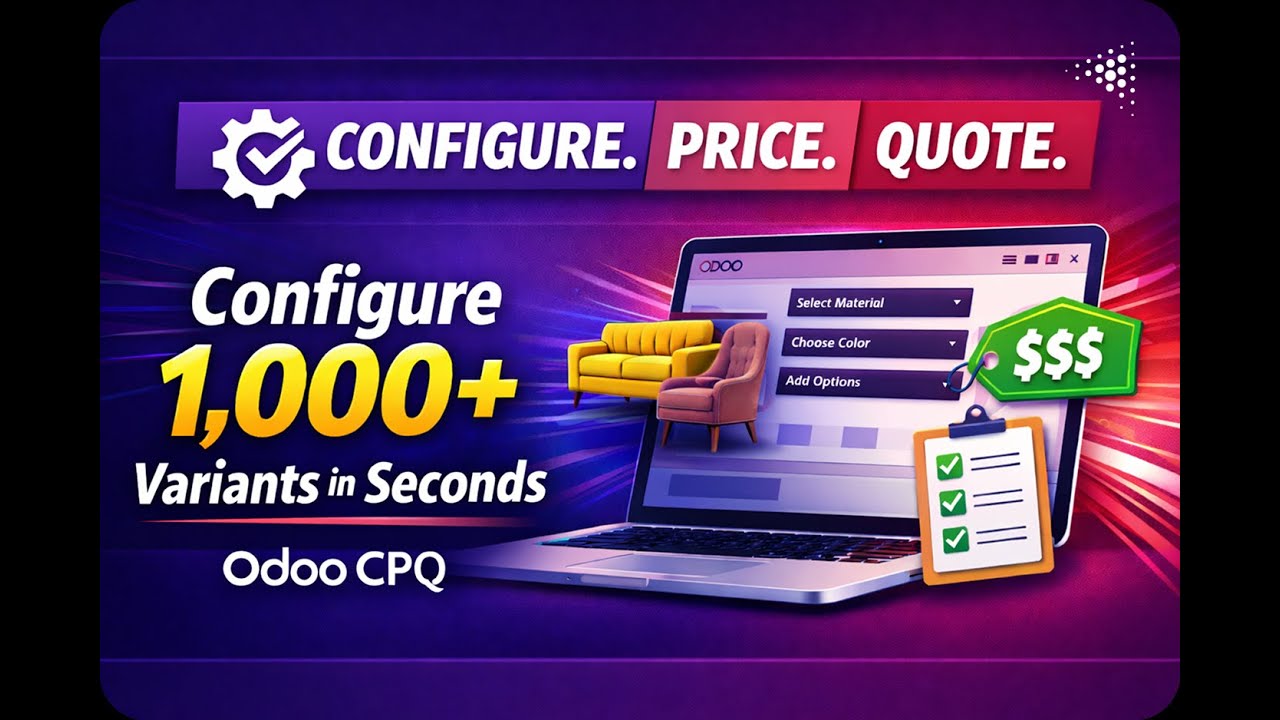 ODOO CPQ EXPLAINED | Custom Product Configurator for Custom & Complex Manufacturing