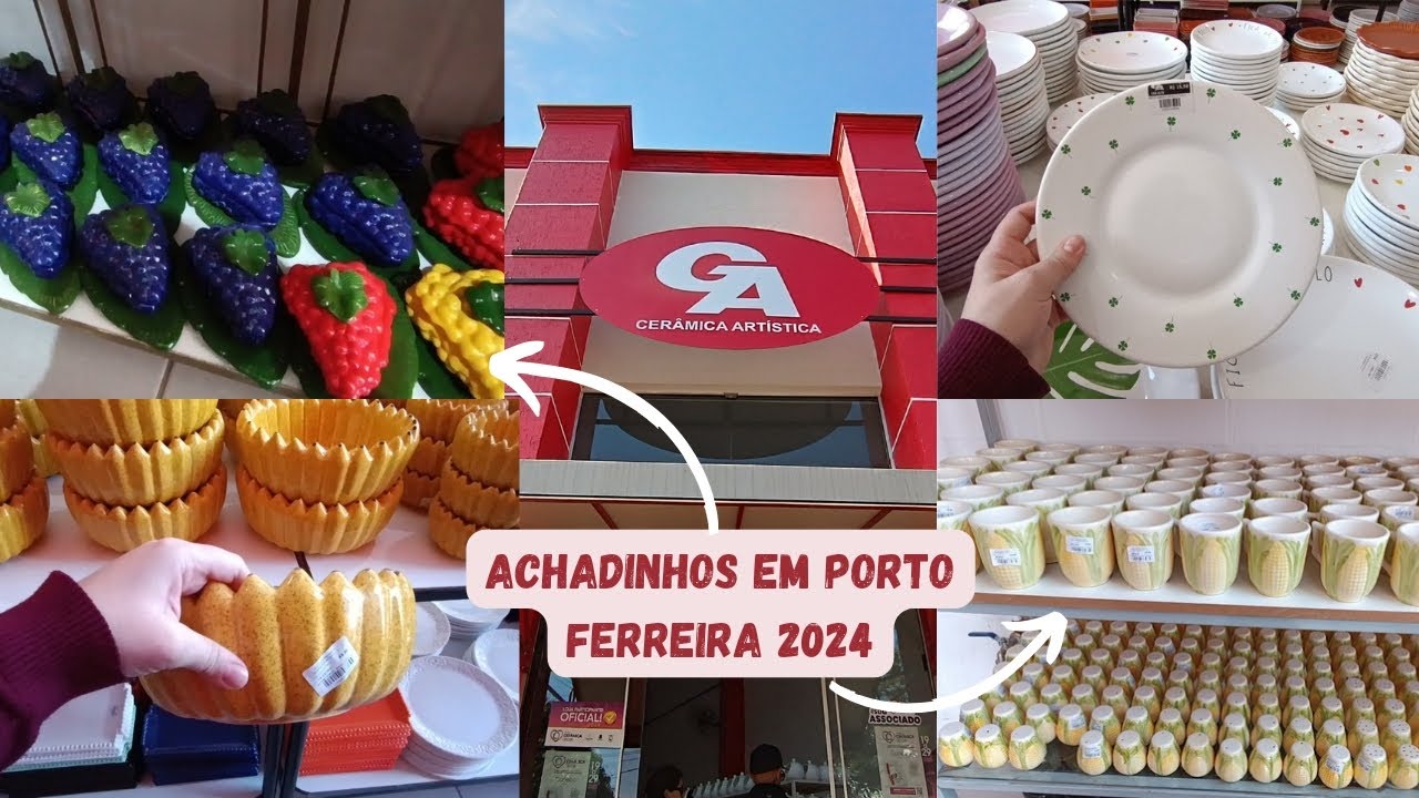 Tour loja GA Cerâmica Artística Porto Ferreira 2024