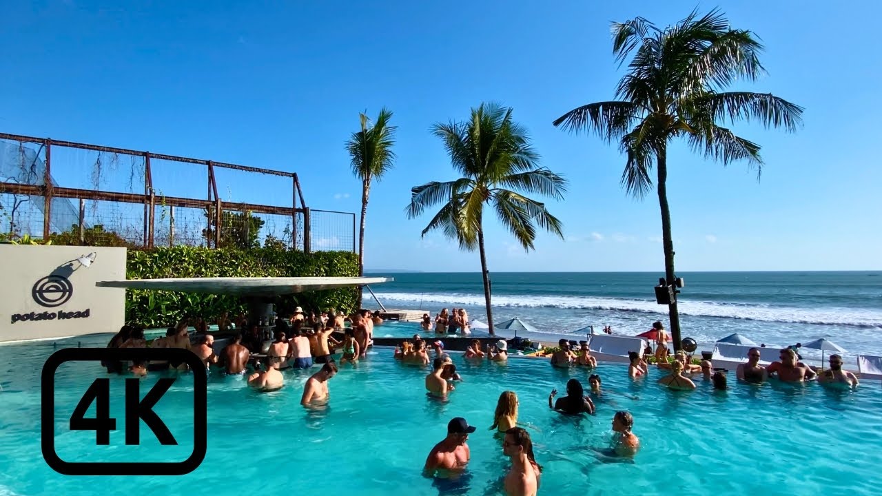 Potato Head Beach Club | Bali 4K Walking Tour