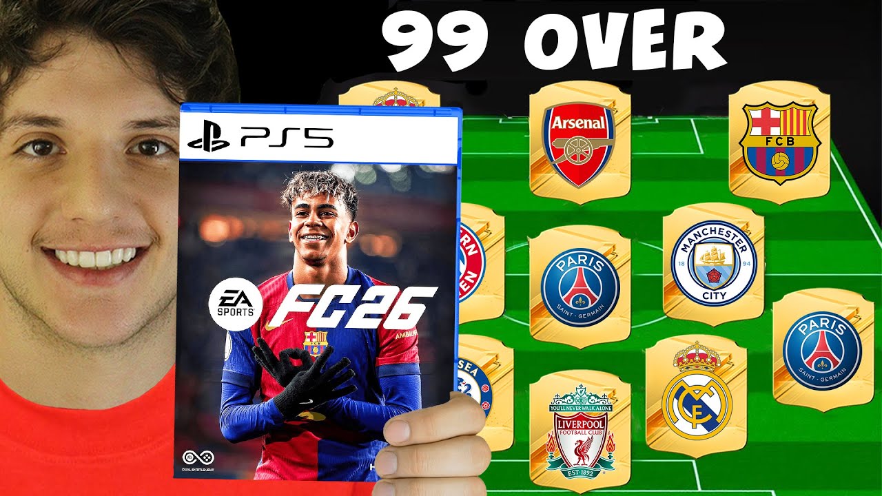 Usei o Melhor Time do FC 26!
