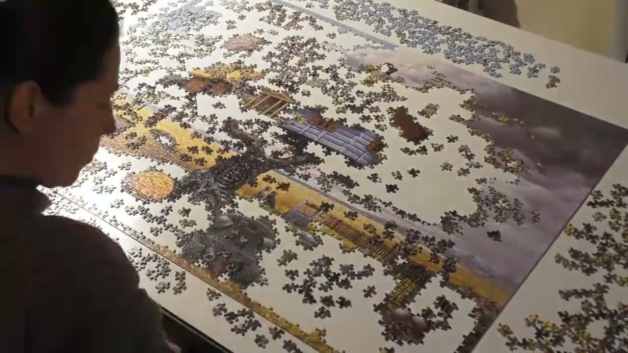 Puzzle Time Lapse Return from Safari, Yerka, Castorland 3000