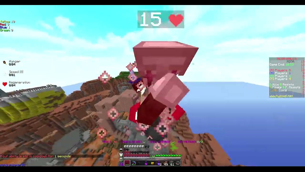 [Hypixel Mega Walls #94] ENDY 1v2v2v1 CLUTCH + PHX GAMEPLAY
