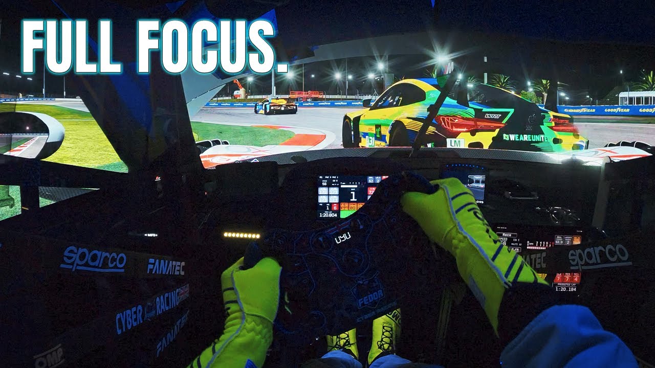 Night COMEBACK at Bahrain Outer | Ferrari 296 LMGT3 POV | LMU Online Daily Race