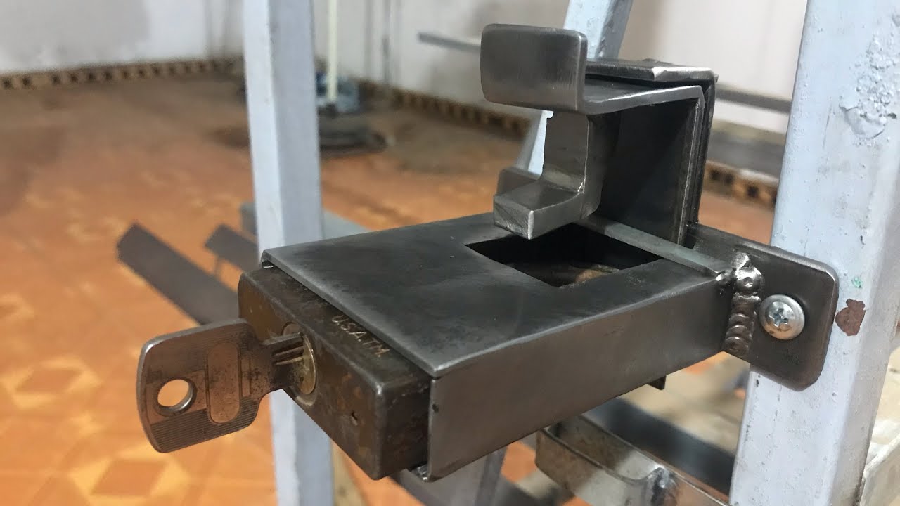 Chốt cửa tự chế độc đáo | Unique homemade door latch