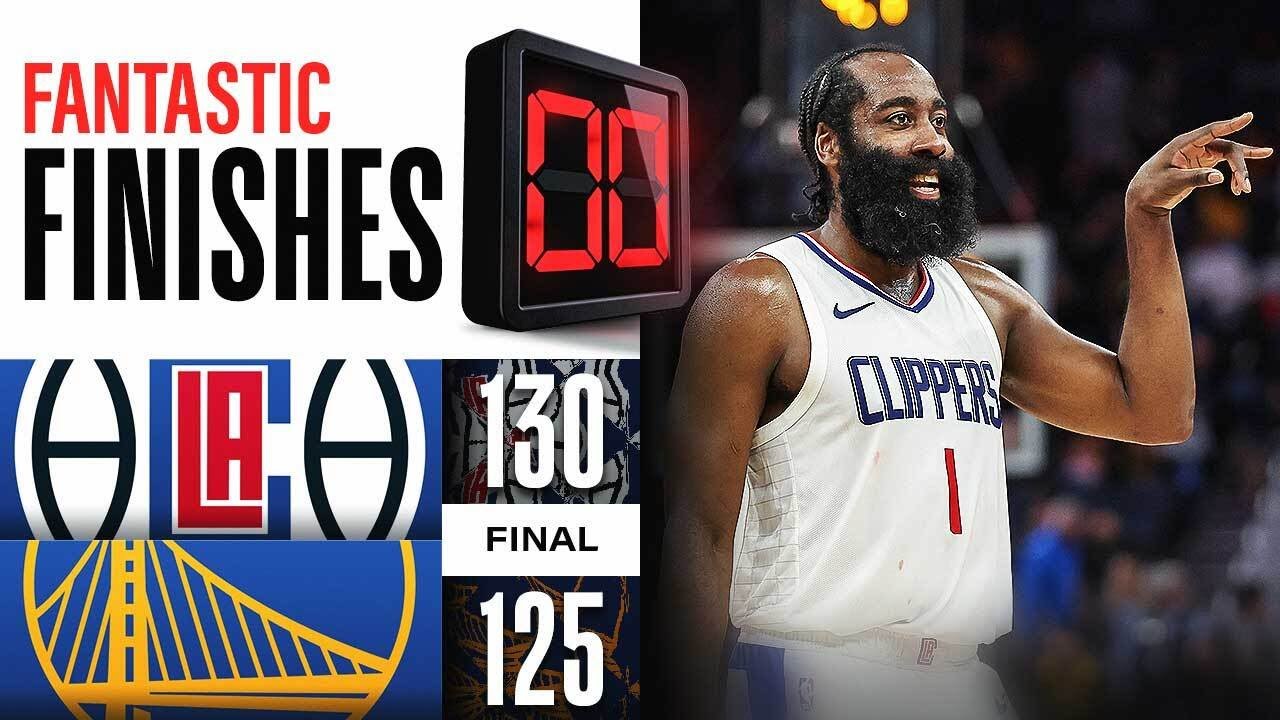 Final 5:45 WILD ENDING Clippers vs Warriors 👀| February 14, 2024