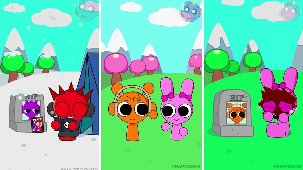 Sprunkis Death Animation (After - BeforePhase 2) Complitation #2