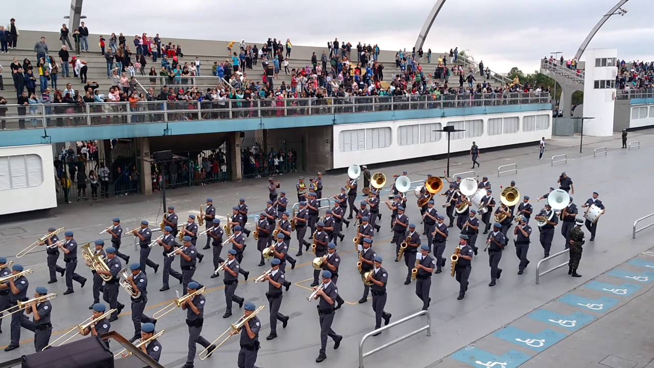 Banda da PM de São Paulo no 7 de setembro