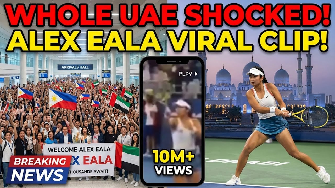 UAE in AMAHZMNT Alex Eala's VIRAL Arrival Stuns Thousands of Fans! 🚀🇦🇪