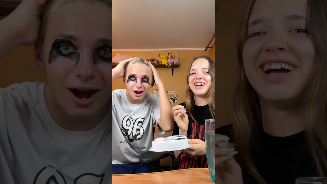 КВИНКА ИСПУГАЛАСЬ ФИЛА😱После повторения лица из роблокса😂#роблокс #игры #смешное #интересное