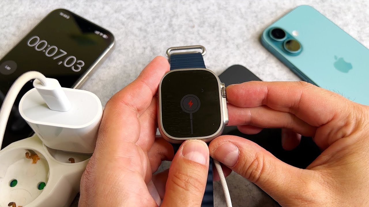 Apple Watch Ultra Red Lightning Bolt — Apple Watch Ultra 2 не заряжается