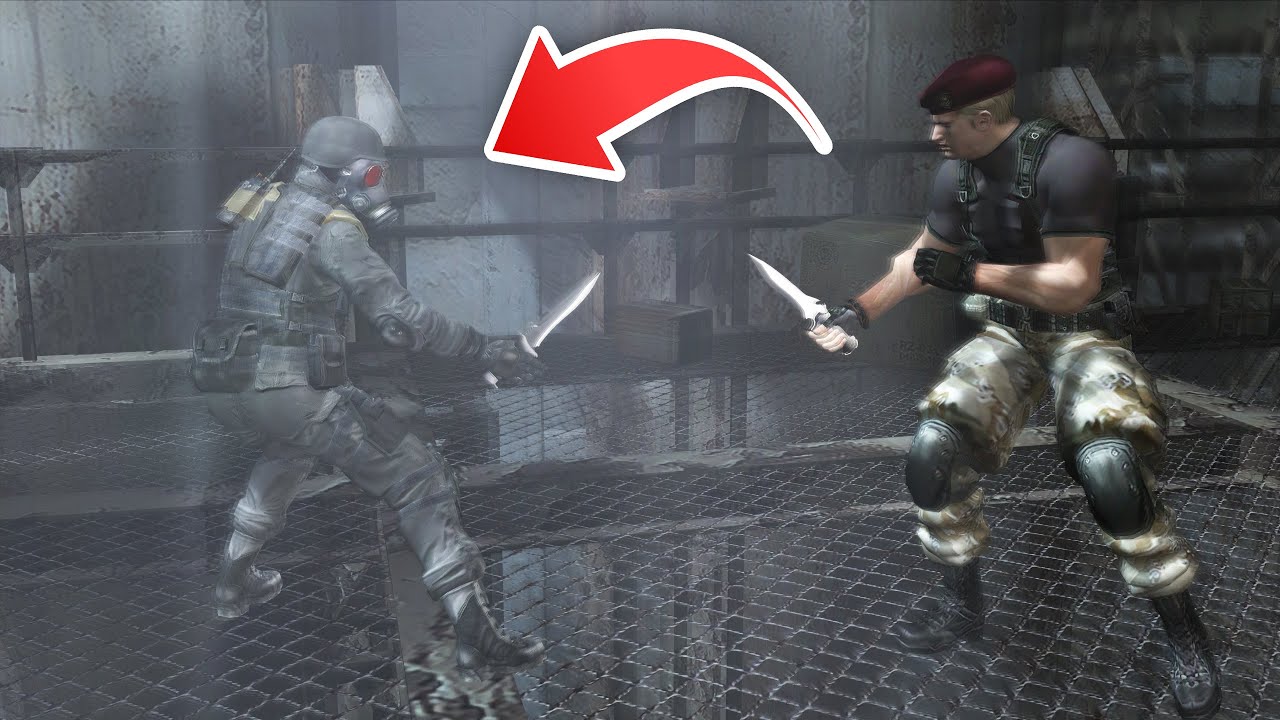 Krauser's Knife Battle Against All Characters – Resident Evil 4