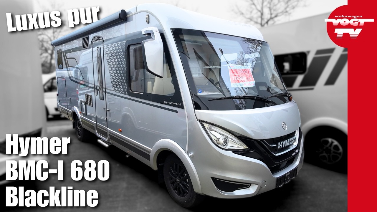 Роскошный автодом на колесах: Hymer BMC I 680 Blackline 😍 Новинка, в продаже, 4 спальных места, о...