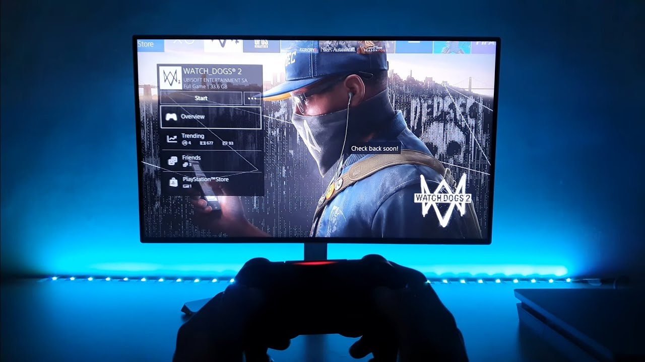 Watch Dogs 2 Gameplay PS4 Slim (1080P LG Monitor)
