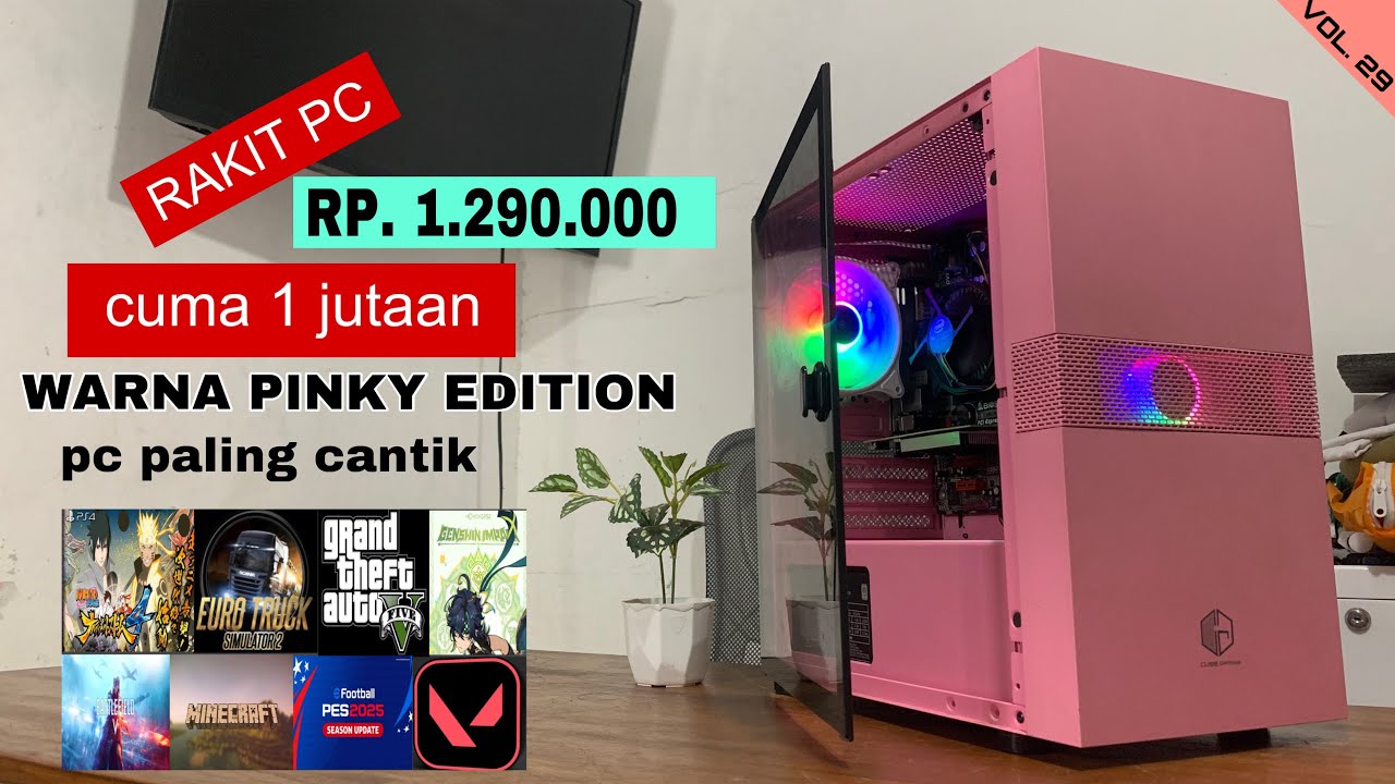RAKIT PC 1 JUTAAN Paling Cantik, Perfoma Jangan Diragukan‼️