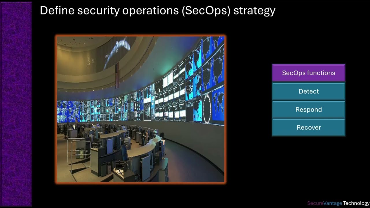 Define security operations strategy
