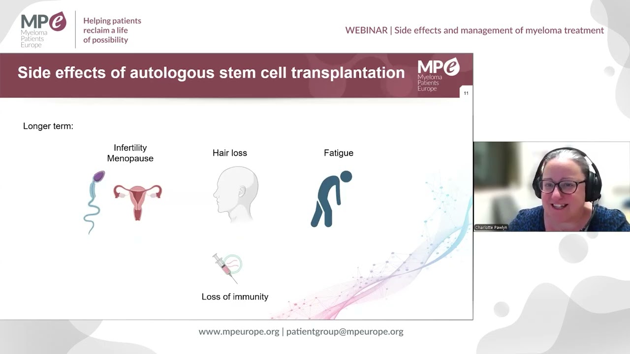 Webinar EYMPG | Side effects and management of myeloma treatment